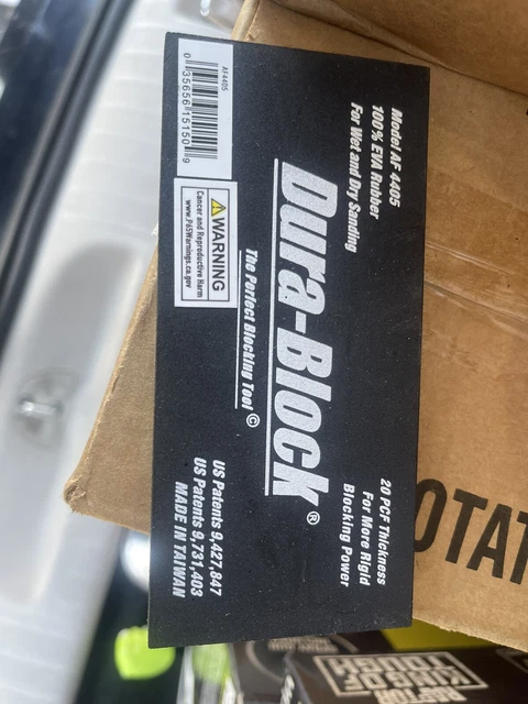 Dura Block AF4405 Auto Body Scruff 2 1/2 x 5 3/8 Sanding Pad