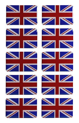Union Jack 3D deco gel set di adesivi bandiera del Regno Unito per auto...
