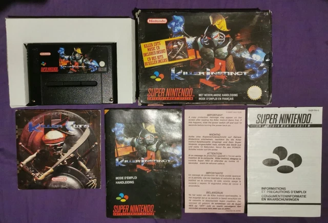 Killer Instinct Super Nintendo SNES PAL FAH Bon état CD inclus