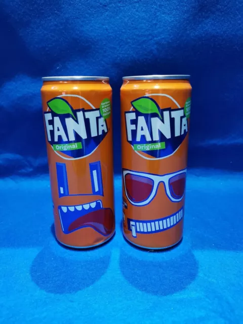 FANTA 2 lattine Limited edition Emoji 33cl