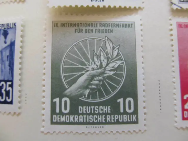 DDR Germany Democratic Republic 1956 10pf fine mh* stamp A11P8F205