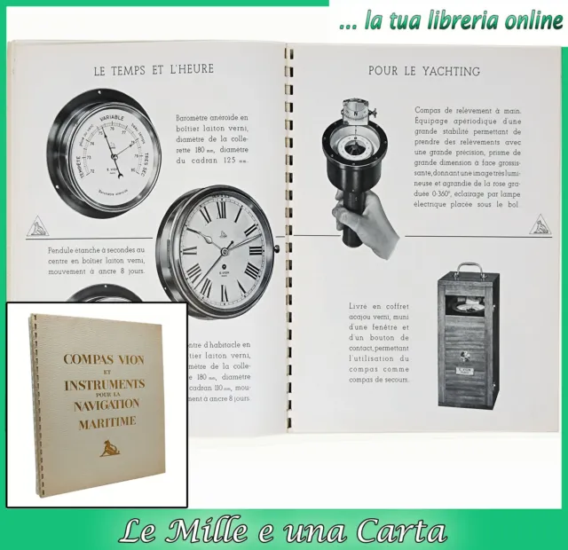 catalogo illustrato E. VION strumenti di navigazione marittima navale bussole