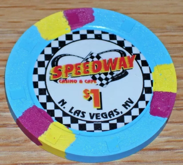 $1 Gaming Chip From The Speedway Casino Las Vegas Nv