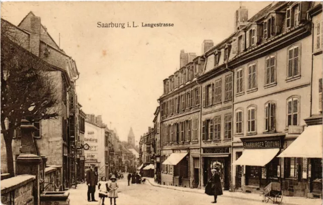 CPA AK SARREBOURG - SAARBURG i.L. - Langestrasse (387571)