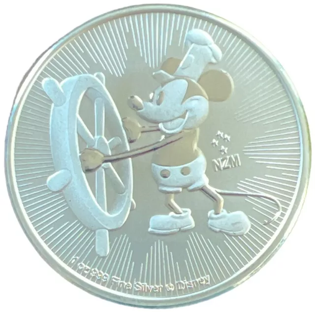 1 Unze Silbermünze Niue Mickey Mouse 2017