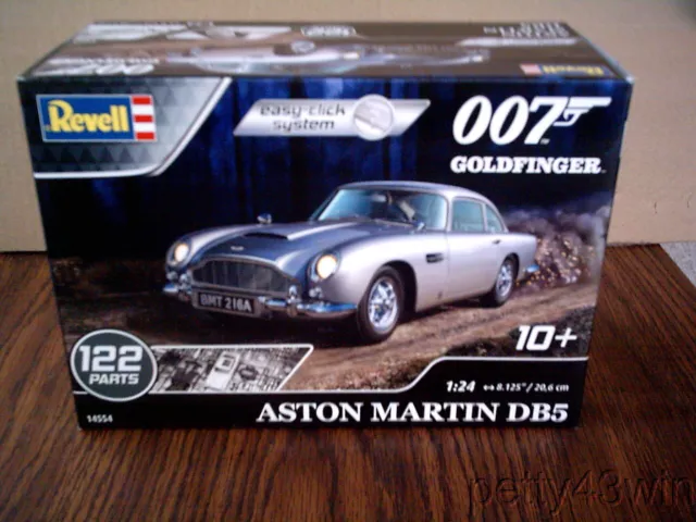 14554 Revell 007 Goldfinger Aston Martin Db5 Model Easy Clic New  Gs