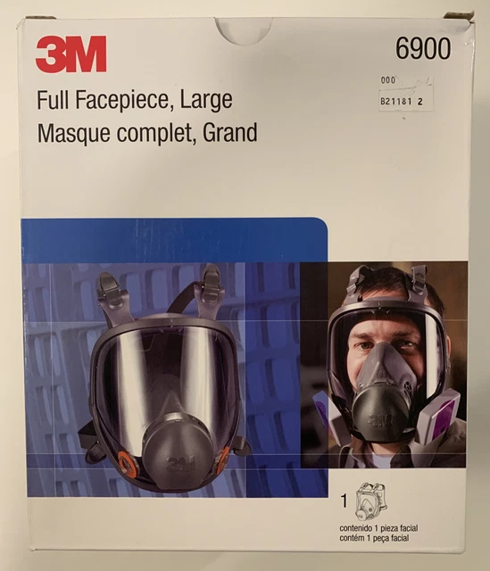 NEW 3M 6900 Full Face Respirator - Size Large 👍