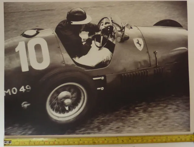 Mike Hawthorn - Ferrari Super Squalo - GP di Spagna 1958 - Stampa Arte Motorsport F1