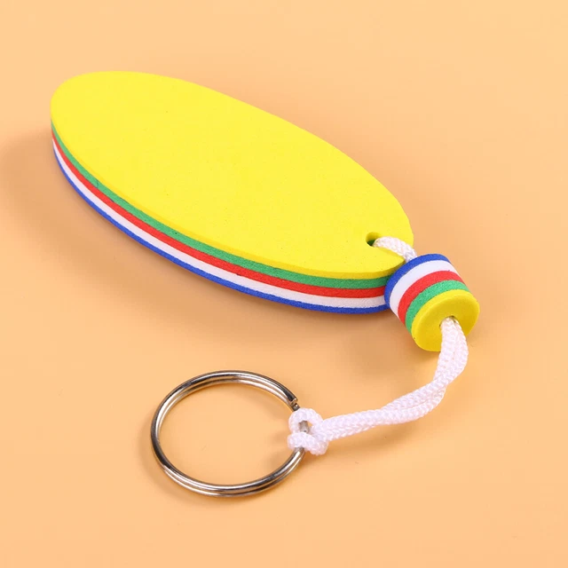 2 pcs / pack porte-clés porte-clés flottant EVA porte-clés pour la pêche en