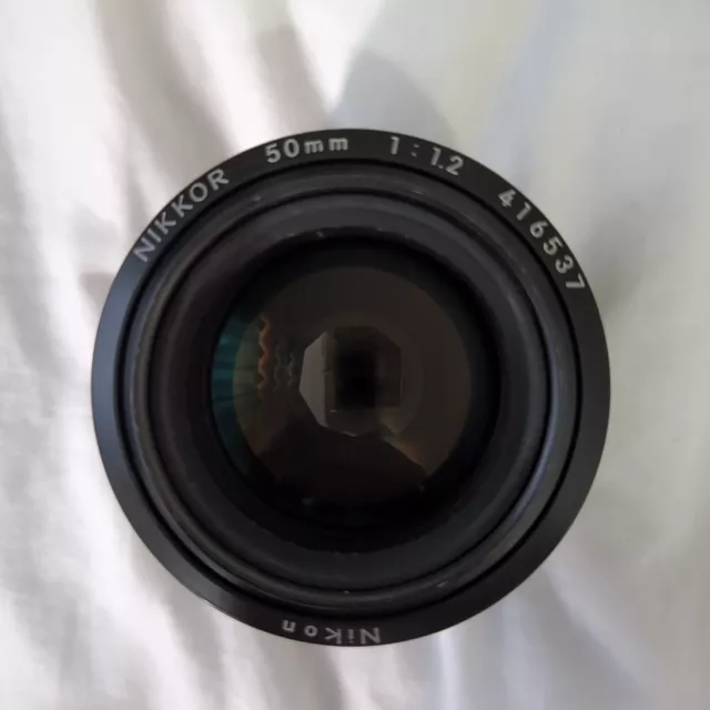 Nikon Nikkor 50mm f1.2 AIS Lens. Free Z-f Converter. Very Rare.