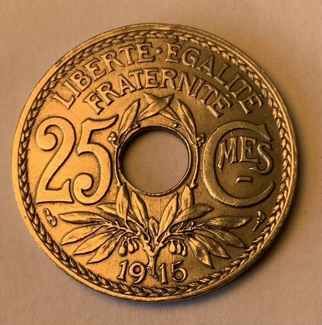 10 centimes Lindauer en zinc, Cmes non souligné et millésime sans