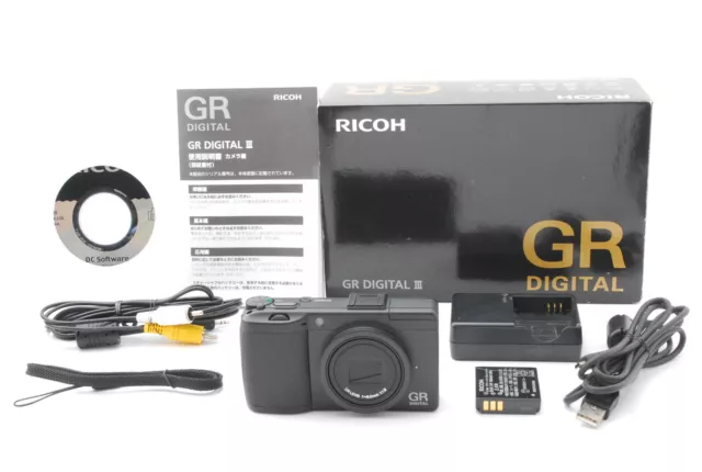 [N MINT in Box] Ricoh GR Digital Camera III 3 10.0MP Compact Camera From JAPAN