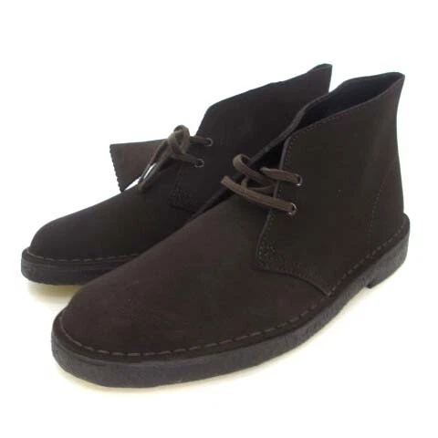 Clarks Tagged Desert Boots Sand Suede Brown Tea Bit Shoes Sm0 Mens