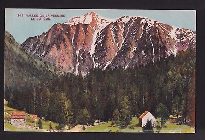 c1930 Vallee de la Vesubie Le Boreon France mountains postcard