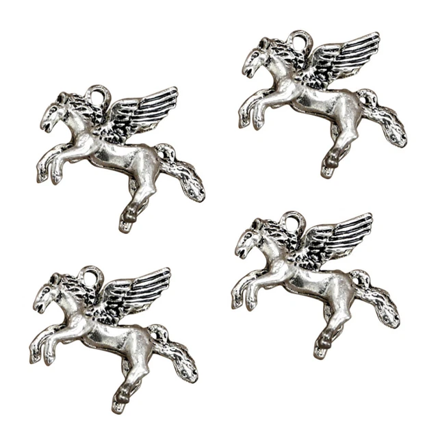 20 Stück Legierung Pegasus Anhänger Charms DIY Schmuck Herstellung Zubehör für H