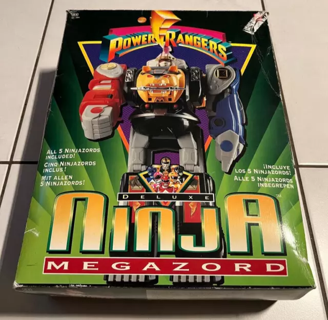 Bandai Power Rangers Vintage Ninja Megazord Deluxe Set mit OVP