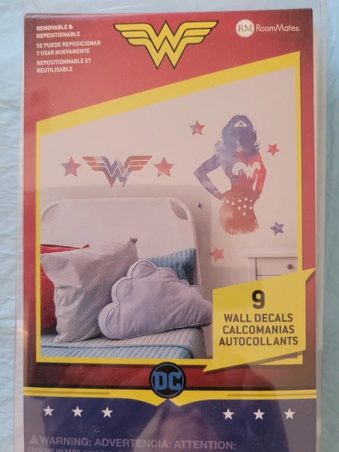 WONDER WOMAN PEGATINAS DE PARED MURALES Gigantes DC Comics Pegatinas NUEVAS Decoración