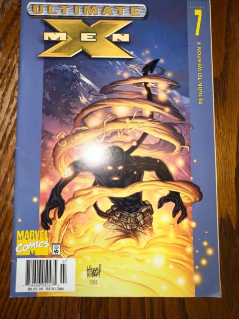 ULTIMATE X-MEN COMIC BOOK, Vol 1,  7 (Marvel Aug 2001) Kevin Garnett got milk ad