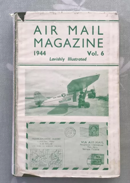 AIR MAIL MAGAZINE 1944 Vol 6 bound hardback, Airgraphs, Poland, Imperial Airways