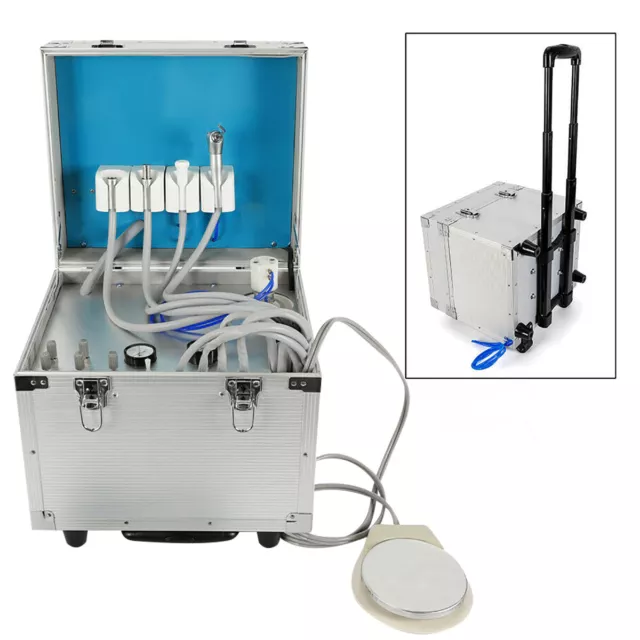 Mobile Dentaleinheit Behandlungseinheit Dental Unit & Luft Kompressor Tragbare