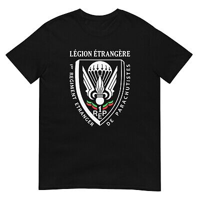Emperitex T-shirt Militaire «1er Régiment de Chasseurs Parachutistes» Homme Blanc 