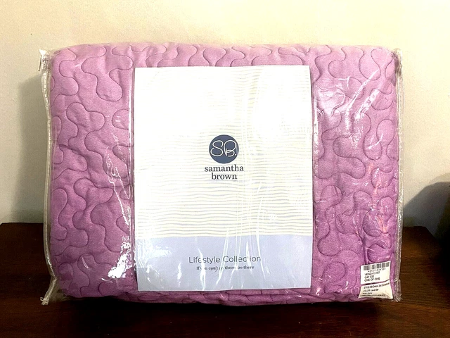 Samantha Brown 2pc Ombre Coverlet Set, Twin, Lavender - 3R_58