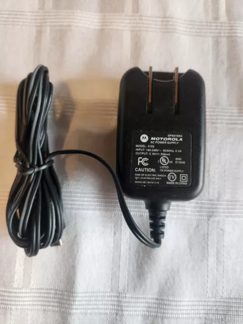 MOTOROLA Genuine OEM SPN5185A Cell Phone Wall Travel Charger AC Power