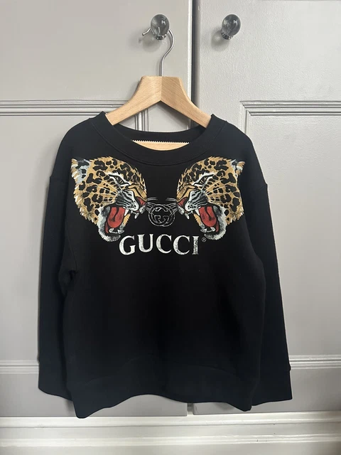 GUCCI KIDS BOYS Black Sweater Size Age 6 120.00 PicClick UK