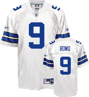 Dallas Cowboys Tony Romo 9 Maglia UOMO Reebok Cucito Cucito L XL Autentico Nwt