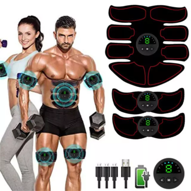 Muscle Stimulator EMS Ab Trainer Tens Unit Portable Stimulater Abs Massager Tool