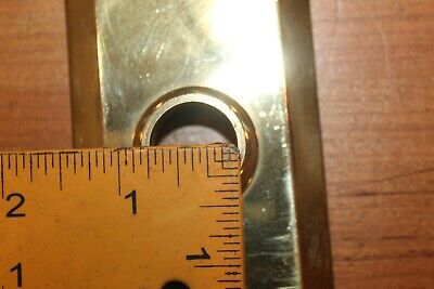 Antique Bronze / Brass Keyhole Rectangular Door Escutcheon  S-140 3