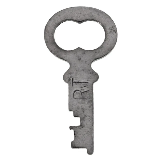 VINTAGE KEY EAGLE LOCK Co. STEAMER TRUNK Key Code RT ref.k506 18