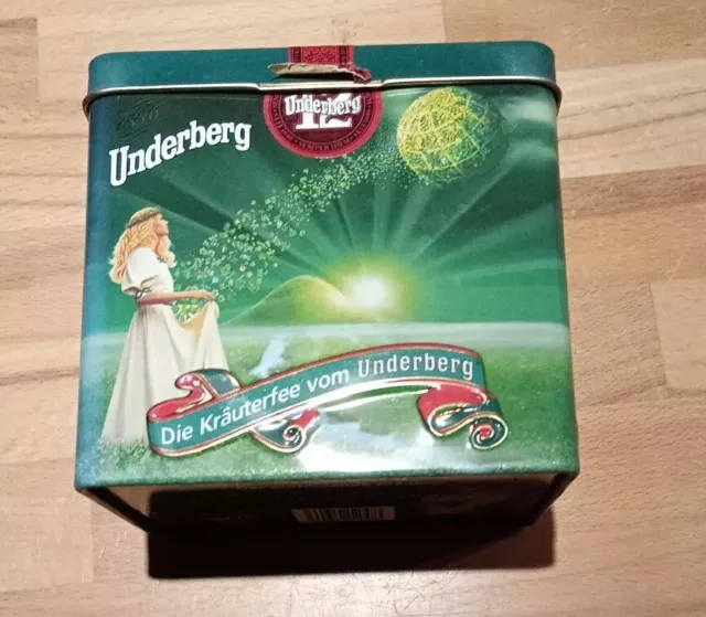 Werbung, alte Blechdose, UNDERBERG, 1995