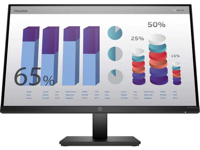HP P24q G4 Monitor 60,45cm (23,8 Zoll) (QHD, IPS, 5ms, HDMI, 60Hz)