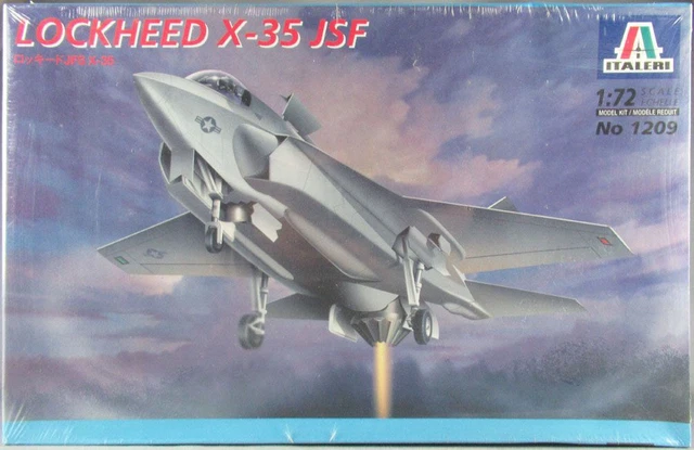 Lockheed Jsf Cv ITALERI - N°1209 Lockheed X-35 JSF 1/72 Aircraft New Cellophane Box £19 ...