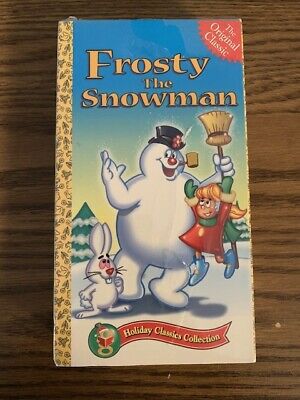 FROSTY THE SNOWMAN (VHS) 1993 Sony Wonder GOLDEN Books 1969 ORIGINALE ...