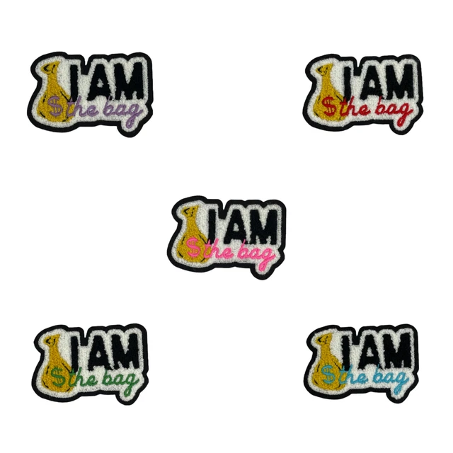 I AM The Bag Patch, 4” Chenille Sew on Patch
