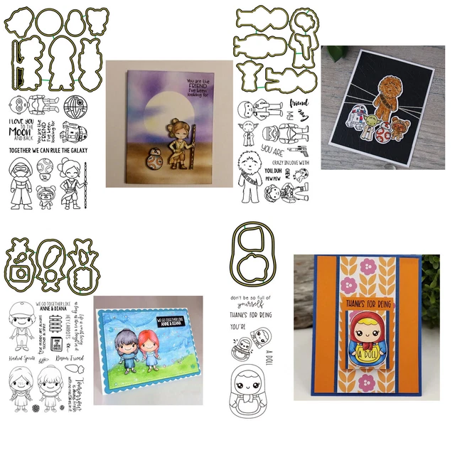 Metal Cutting Dies Scrapbooking Embossing Paper Card Making Stencils Clear Stamp