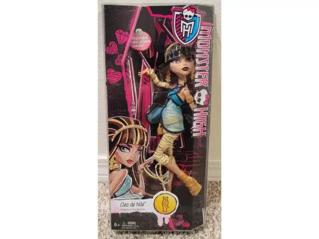 Monster High Cleo De Nile Original Ghouls Daughter Of The Mummy Doll 2014 Nib