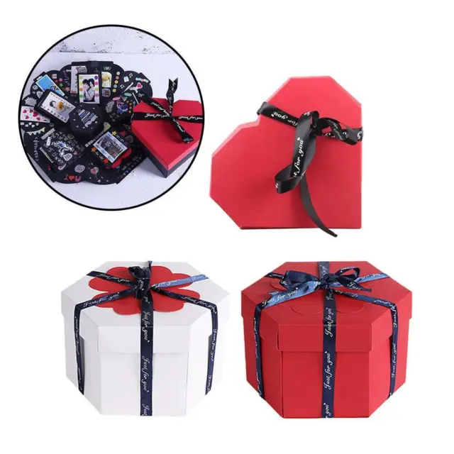 Explosion DIY Gift Box Set, Surprise Exploding Love Box Men. For Women F2H2