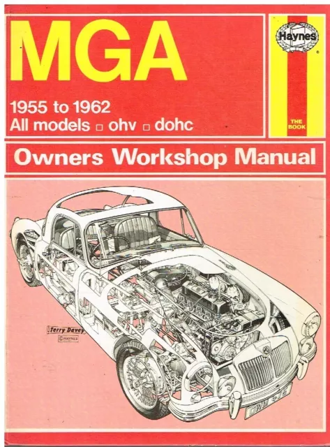 Mg Mga 1500 1600 Twin Cam Coupe Roadster 1955-62 Workshop Manual *Vgc Hardback*