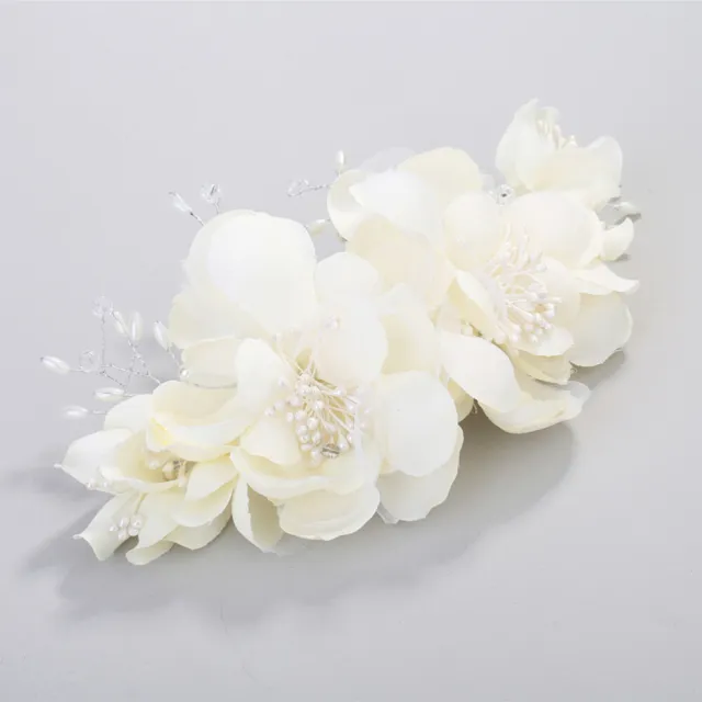 Wedding Headpiece for Bride Bridal Decorative Accessories Flower Hair Comb