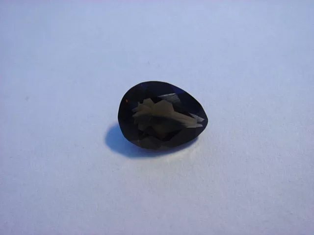 Smoky Quartz Pear cut Gemstone 8 mm x 6 mm 1.20 carat Natural faceted Gem