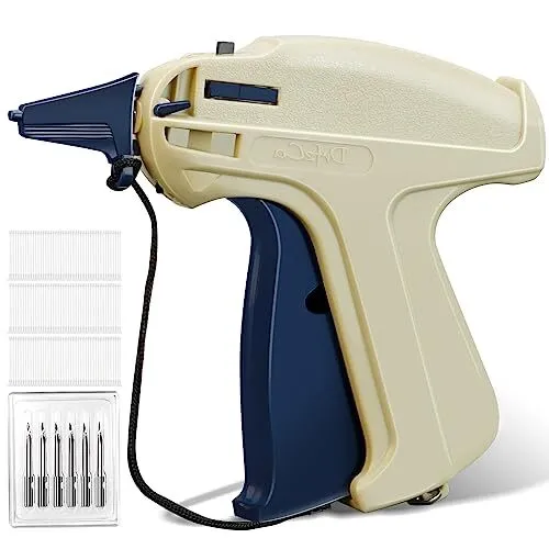 Premium Tagging Gun for Clothing Price Tag Gun with 5 Extra Fine Micro Needles 1500 Barbs 1/4 inch Fasteners Quilt Basting Gun