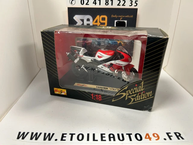 Miniature Moto Yamaha TDM 850 Rouge - Échelle 1/18 Maisto, édition Spéciale, Occasion
