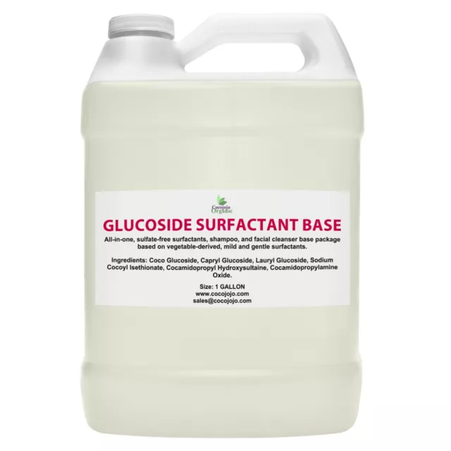 Base surfactante glucósido natural coco decil caprylo espuma limpiador champú a granel