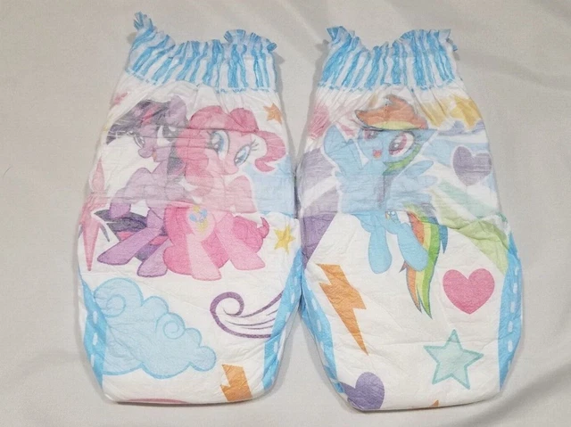 PAMPERS EASY UPS My Little Pony Training Pants 2T 3T Sample Pack (2 4 8