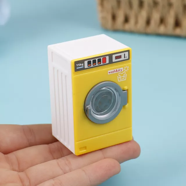 1:12 Dollhouse Miniature Mini Washing Machine Model Furniture Accessories Toy bd