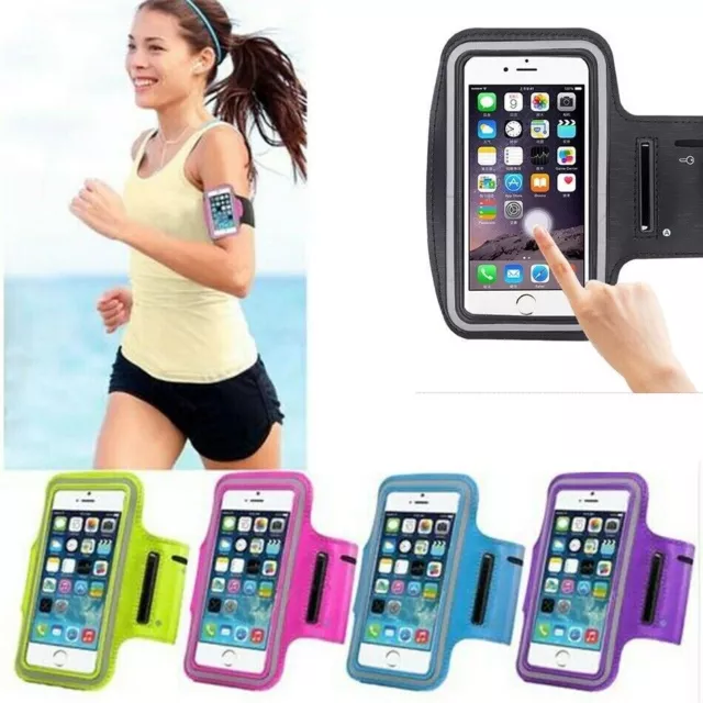 Running Armband Holder Phone Bag Cover For iPhone 14 13 12 11 XS 7 8 6 Pro Max