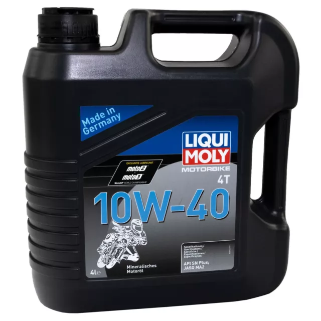 LIQUI MOLY L'Huile De Moteur Minérale Basique Street Huile Moteur 4 Litre 10W-40